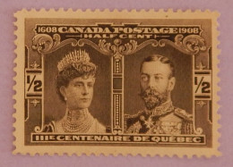 CANADA YT 85 NEUF(*)MNG "PRINCESSE ET PRINCE DE GALLES" ANNÉE 1908 - Nuovi
