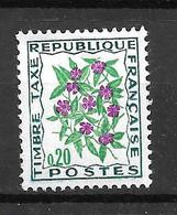 Timbre Taxe - France - FLEURS  / YT 98  / MNH ** - 1960-.... Postfris