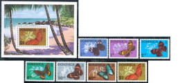 FAU2  Dominica Nº 420/26 + HB 31   MNH - Dominique (1978-...)