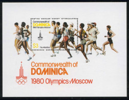 OLI2  Dominica  HB 62  1980  JJOO Moscú   MNH - Dominique (1978-...)