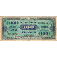 France, 100 Francs, Drapeau/France, 1944, 59549356, TB+, Fayette:VF25.6, KM:123c - 1944 Vlag/Frankrijk