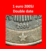 * PHALLIC TYPE (2002-2006): GERMANY  1 EURO 2005J ERROR UNPUBLISHED! · LOW START ·  NO RESERVE! - Variétés Et Curiosités