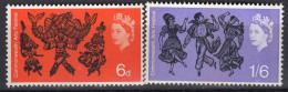 P2064 - GRANDE BRETAGNE Yv N°403A/404A ** FOLKLORE Phosphore - Nuovi