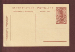 CONGO BELGE - BELGIQUE - Entier Postal Neuf - 1900/1930 - Carte Postale  - Cocotiers . 30c. Marron - 2 Scan - Ganzsachen