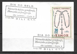 Portugal - Timor 1972 - Dia Do Selo - FDC