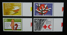 Schweiz Mi 1327-1330 ** , Jahresereignisse - Unused Stamps