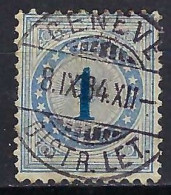 SUISSE Taxe Ca.1878-1893: Le ZNr. 1N, Sup. Obl. "Genève" - Portomarken