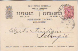 FINLAND.1893/Helsingfors, Ten-penni PS Card/internal. - Briefe U. Dokumente