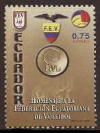 Ecuador 1810 2004 Federación Ecuatoriana De Voleibol MNH - Equateur