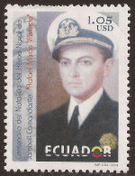 Ecuador 1786 2004 Centº Nacimiento Héroe Naval Rafael Moran Valverde Military  - Equateur