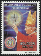 Ecuador 1710 2003 Papa Juan Pablo II Bendición Al Emigrante Ecuatoriano MNH - Equateur