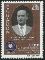 Ecuador 1722 2003 APDP Blasco Moscoso Cuesta  Periodistas Deportivos MNH - Equateur