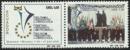 Ecuador 1707/08 2003 II Reunión De Presidentes América Del Sur Flag MNH - Equateur