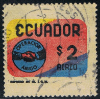 Ecuador A- 505 1970 Aéreo Operación Amigo Amnistía Usado - Equateur