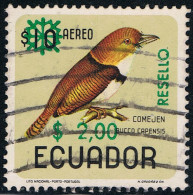 Ecuador A- 502 1969Serie Corriente Pájaro Bird Comejen Bucco Usado - Equateur
