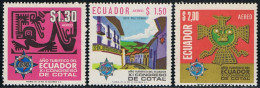 Ecuador A- 497/99 1968 11 Congreso COTAL Organización Turística América Latina - Equateur