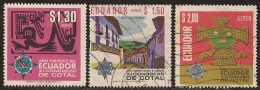 Ecuador A- 497/99 1968 11 Congreso COTAL Organización Turística América Latina - Equateur