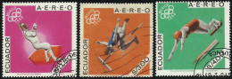 Ecuador A- 469/71 1967 Aéreo Juegos Olímpicos De Mexico Olympic Games Usados - Equateur