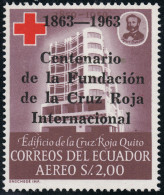 Ecuador A- 407 1963 Aéreo Cº Cruz Roja Red Cross MNH - Equateur