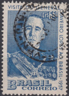 1957 Brasilien ° Mi:BR 911, Sn:BR 848, Yt:BR 630, Visit Of Portugal's President - Craveiro Lopes - Used Stamps