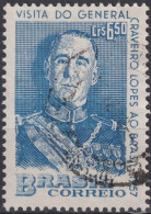 1957 Brasilien ° Mi:BR 911, Sn:BR 848, Yt:BR 630, Visit Of Portugal's President - Craveiro Lopes - Used Stamps