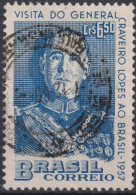 1957 Brasilien ° Mi:BR 911, Sn:BR 848, Yt:BR 630, Visit Of Portugal's President - Craveiro Lopes - Used Stamps