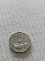 2 Pièces De 5 Lires (Italie) 1954 - 5 Lire