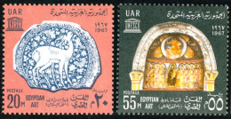 REL  Egipto Egypt  Nº 707/08   1967   MNH - Autres & Non Classés