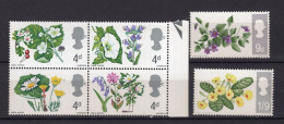 P2077 - GRANDE BRETAGNE Yv N°465/70 ** FLEURS - Unused Stamps