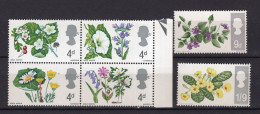 P2077 - GRANDE BRETAGNE Yv N°465/70 ** FLEURS - Neufs