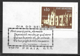 Portugal - Cabo Verde 1972 - Dia Do Selo - FDC