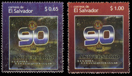 El Salvador 1845A/B 2013 90 Aniv. Fuerzas Aéreas MNH - Salvador