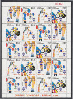 El Salvador 1743/46 2008 Minihojita  Juegos Olímpicos De Verano En Pekin MNH - Salvador