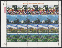 El Salvador 1555a/58a 2003 Minihojita Turismo MNH - Salvador