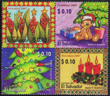 El Salvador 1699/02 2007 Navidad MNH - Salvador