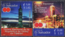 El Salvador 1669/70 2006 Fiesta Nacional De La Republica De China En Taiwan -  - Salvador