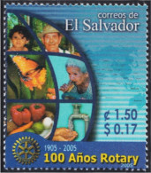 El Salvador 1588 2005 100° De Rotary Club Internacional MNH - Salvador