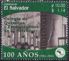 El Salvador 1569 2004 100° De La Escuela De Quimica Y De Farmacia Del Salvador - Salvador