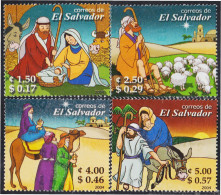 El Salvador 1582/85 2004 Navidad MNH - Salvador