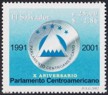 El Salvador 1514 2002 X Años Del Parlamento Centroamericano MNH - Salvador