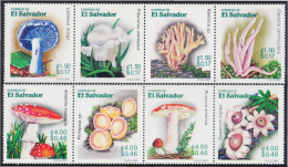 El Salvador 1489/96 2002 Flora. Setas MNH - Salvador