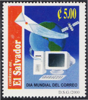 El Salvador 1480F 2000 Día Mundial Del Correo MNH - Salvador