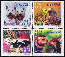 El Salvador 1483/86 2000 Animales  MNH - Salvador