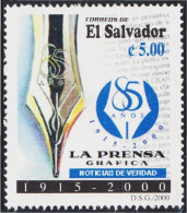 El Salvador 1465 2000 85 Años Del Diario La Prensa Gráfica MNH - Salvador