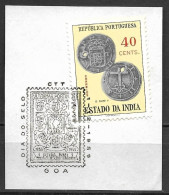 Portugal - Índia 1959 - Dia Do Selo - FDC