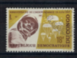 Congo Kinshasa - "3ème Anniversaire De L'Indépendance : Parachutistes" - Oblitéré N° 598 De 1965 - Used