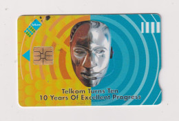 SOUTH AFRICA  -  Telkom Turns 10 Chip Phonecard - Sudafrica