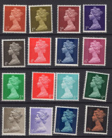 P2159 - GRANDE BRETAGNE Yv N°471/86 ** MACHINS - Unused Stamps