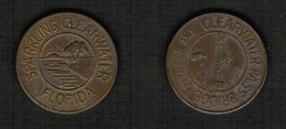 U.S.A..   CLEARWATER FLORIDA---BRIDGE TOKEN (CONDITION AS PER SCAN) (T-166) - Firmen