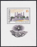 Eslovaquia HB 2 1993 Monumento Funerario Del Gral. Mohyla Stefanika MNH - Other & Unclassified